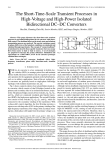 The Short-Time-Scale Transient Processes in High-Voltage and High-Power Isolated Bidirectional DC–DC Converters