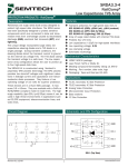 SRDA3.3-4 RailClamp Low Capacitance TVS Array PROTECTION PRODUCTS