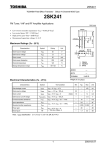 2SK241 FM Tuner, VHF and RF Amplifier Applications