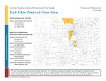 Unit Title: Point-of-View Stew  Colorado Teacher-Authored Instructional Unit Sample