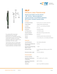 MLP Miniature Linear Potentiometer