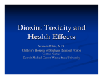Dioxin: Toxicity and Health Effects