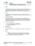 108-1441 Product Specification Connector, Z-PACK*, 2 mm FB, Signal and Power