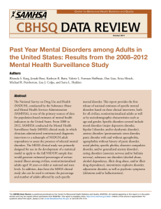 CBHSQ DATA REVIEW