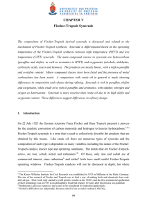 CHAPTER V Fischer-Tropsch Syncrude