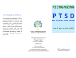 P T S D RECOGNIZING Post  Traumatic  Stress  Disorder