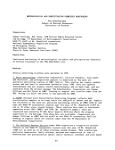 METEOROLOGICAL  AND  PRECIPITATION CHEMISTRY  MONITORING Tim  Scherbatskoy School