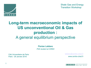 Long-term macroeconomic impacts of US unconventional Oil &amp; Gas production :