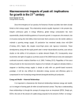 Macroeconomic impacts of peak oil: implications for growth in the 21 century st