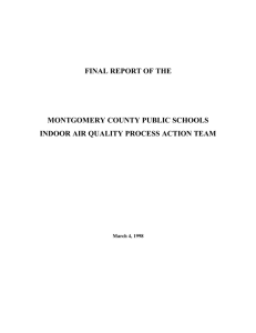 FINAL REPORT OF THE MONTGOMERY COUNTY PUBLIC SCHOOLS March 4, 1998