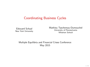 Coordinating Business Cycles