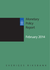 Monetary Policy report