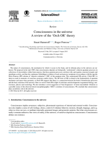 Consciousness in the universe A review of the ‘Orch OR’ theory ScienceDirect