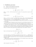 3 Radiation processes 3.1 Atomic and molecular structure