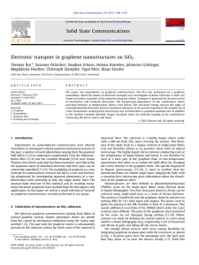 Electronic transport in graphene nanostructures on SiO