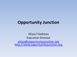 Opportunity Junction Alissa Friedman Executive Director