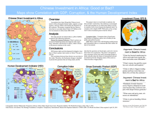 Chinese Investment in Africa: Good or Bad?  Overview