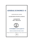   GENERAL ECONOMICS –II