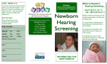 What is Newborn Hearing Screening... T EST  RESU LT S