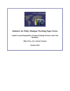 Initiative for Policy Dialogue Working Paper Series  Resilience