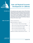 State and Regional Economic Developments in California An LAO