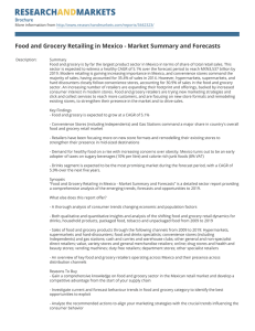 Food and Grocery Retailing in Mexico - Market Summary and... Brochure