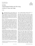 Lipopolysaccharide and the lung: a story of love and hate EDITORIAL R. Bals