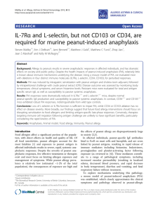 α and L-selectin, but not CD103 or CD34, are IL-7R