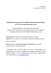 Antipsychotic drugs reverse the AMPA receptor-stimulated release