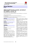 Gene Section ABCC10 (ATP-binding cassette, sub-family C (CFTR/MRP), member 10)