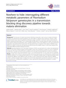 Nowhere to hide: interrogating different metabolic parameters of Plasmodium
