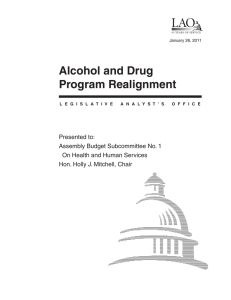 Alcohol and Drug Program Realignment