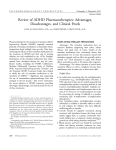 Review of ADHD Pharmacotherapies: Advantages, Disadvantages, and Clinical Pearls