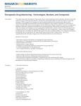 Therapeutic Drug Monitoring - Technologies, Markets, and Companies Brochure