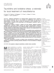 Taurolidine and oxidative stress: a rationale for local treatment of mesothelioma