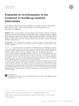 Evaluation of co-trimoxazole in the treatment of multidrug-resistant tuberculosis