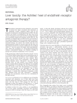 Liver toxicity: the Achilles’ heel of endothelin receptor antagonist therapy? EDITORIAL