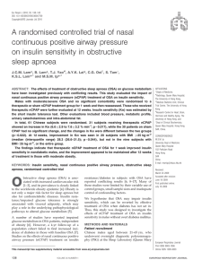 A randomised controlled trial of nasal continuous positive airway pressure