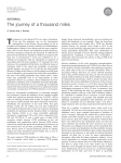 The journey of a thousand miles EDITORIAL A. Bush and J. Davies