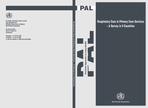 PAL Respiratory Care in Primary Care Services