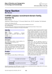 Gene Section CARD8 (caspase recruitment domain family, member 8)
