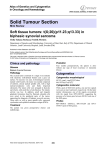 Solid Tumour Section Soft tissue tumors: t(X;20)(p11.23;q13.33) in biphasic synovial sarcoma