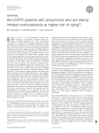 Are COPD patients with pneumonia who are taking EDITORIAL