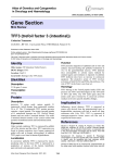 Gene Section TFF3 (trefoil factor 3 (intestinal)) Atlas of Genetics and Cytogenetics