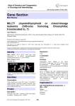 Gene Section MLLT7 (myeloid/lymphoid or