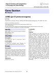 Gene Section JUNB (jun B proto-oncogene) Atlas of Genetics and Cytogenetics
