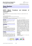Gene Section Transcription 3) Atlas of Genetics and Cytogenetics