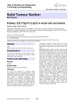 Solid Tumour Section Kidney: t(X;17)(p11.2;q23) in renal cell carcinoma