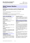 Solid Tumour Section Soft tissue chondroma with t(3;12)(q27;q15) in Oncology and Haematology