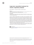 Long-term macrolide treatment for chronic respiratory disease Paolo Spagnolo , Leonardo M. Fabbri